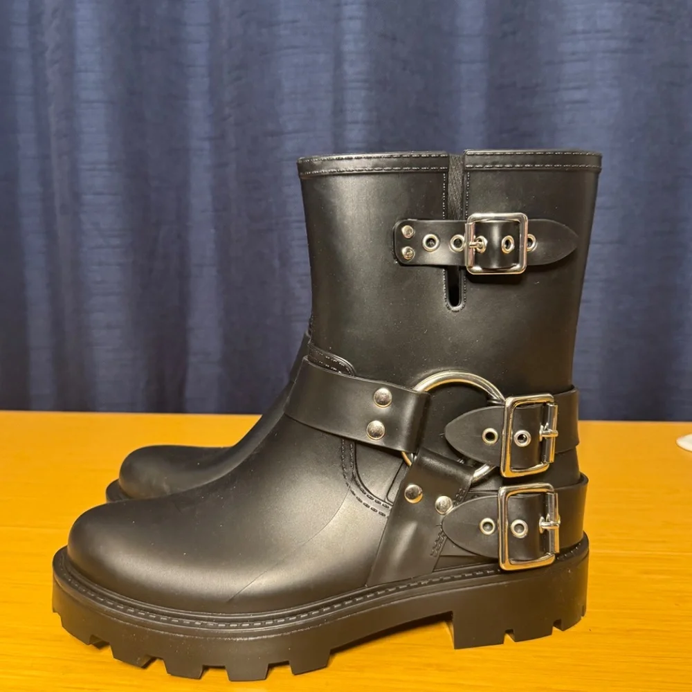Jeffrey Campbell Controller Black Matte Boots